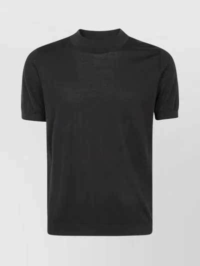 Drumohr Short Sleeves Turtle Neck T-shirt