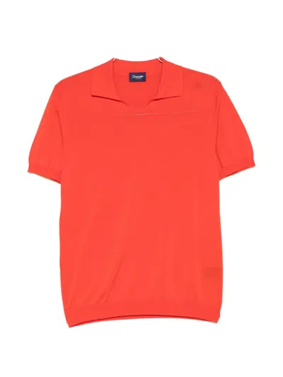 Drumohr Short-sleeve T-shirt In Red