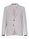 Drumohr Beige Striped Blazer With Sophisticated Fit In Multi