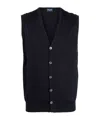 Drumohr Vest With Logo In Blue