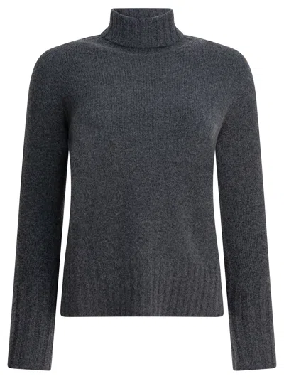 Drumohr Smoke Grey Cashmere Knitwear