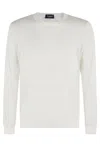 Drumohr Smooth Knit Sweater With Ribbed Cuffs