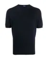 Drumohr Short Sleeves Turtle Neck T-shirt Clothing In Black