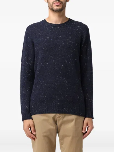 DRUMOHR SPECKLED ROUND-NECK SWEATER