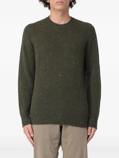 DRUMOHR SPECKLED ROUND-NECK SWEATER
