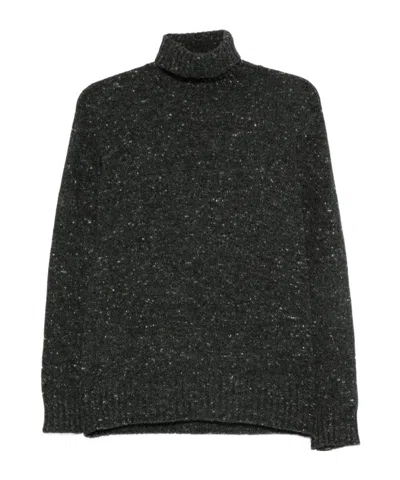 DRUMOHR SPECKLED TURTLENECK SWEATER