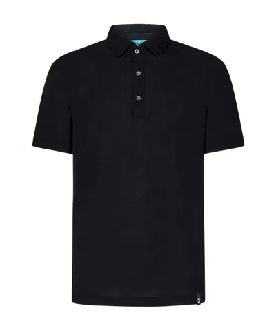DRUMOHR SPREAD-COLLAR COTTON POLO SHIRT