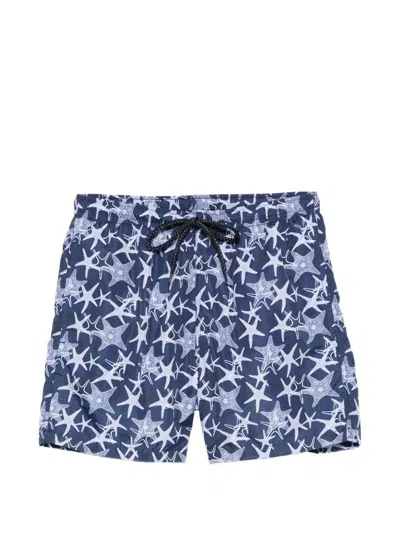 Drumohr Starfish-print Swim Shorts In Multi