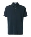 Drumohr Straight Hem Polo Shirt In Blue
