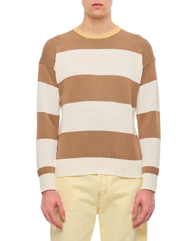 DRUMOHR STRIPE CREWNECK SWEATER