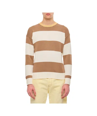 DRUMOHR STRIPED ROUND NECK SWEATER