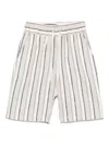 条纹短裤