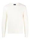 Drumohr Diamond-pattern Cotton Jumper In White