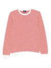 Drumohr Geometric-pattern Sweater In Pink