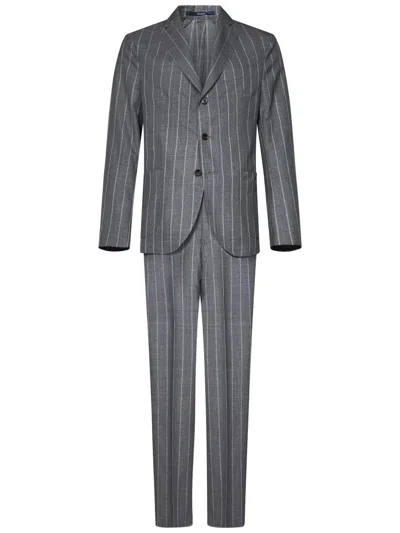 Drumohr Suit In Gray