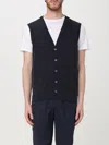 Drumohr Vest With Logo In Navy