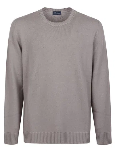 Drumohr Round Neck Sweater In Gray