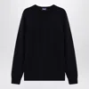 Drumohr Blue Wool Crew-neck Sweater In Blue