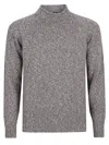 Drumohr Crewneck Cashmere Sweater In Gray