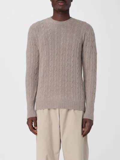 Drumohr Sweater  Men Color Beige In Gray