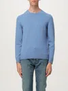 Drumohr Light Blue Crewneck Sweater In Blue