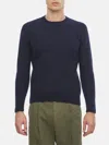 Drumohr Crewneck Cashemere Sweater In Blau