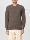 Drumohr Ribbed Knit Sweater In Braun