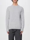Drumohr Crew Neck Wool Sweater In Gray
