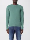 Drumohr Man Sweater Light Green Size 40 Cotton In Green