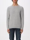 Drumohr Crew Neck Wool Sweater In Gray