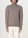 Drumohr Roll-neck Merino Jumper In Mastik