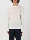 Drumohr Cotton Knit Sweater In White