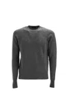 Drumohr Crew-neck Cashmere Sweater In Grey