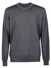 Drumohr Long Sleeve Shaved Sweater In Grey