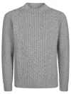 Drumohr Turtle Neck Sweater In Grey