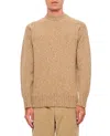 Drumohr Round Neck Sweater In Brown