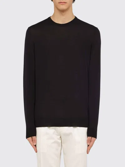 Drumohr Sweater Men Color Blue In Black