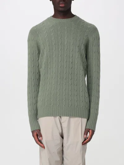 Drumohr Cable-knit Cashmere Sweater In Green