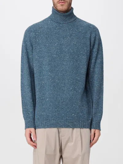 Drumohr Sweater Men Color Navy In Multi