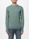 Drumohr Modern Man Sweater Sage Green Size 34 Merino Wool