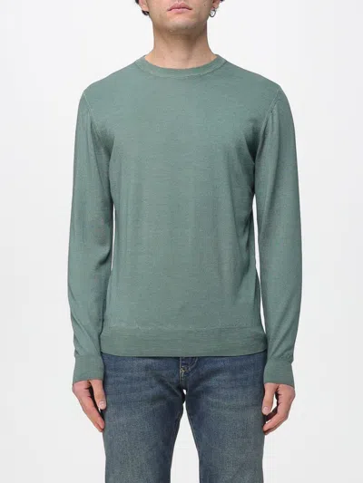 Drumohr Modern Man Sweater Sage Green Size 34 Merino Wool