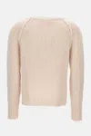 Drumohr Raglan-sleeve Ribbed Sweater In Neutral