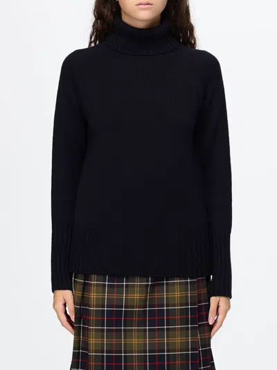 Drumohr Sweater Woman Color Navy In Black