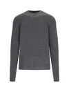 Drumohr Fine Knit Sweater In Gray