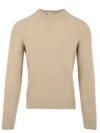 Drumohr Beige Round Neck Pullover In Gray