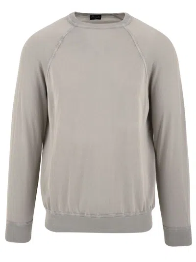 Drumohr Sweaters Beige In Gray