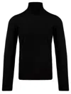 Drumohr Wool Turtleneck Sweater Ribbed Cuffs
