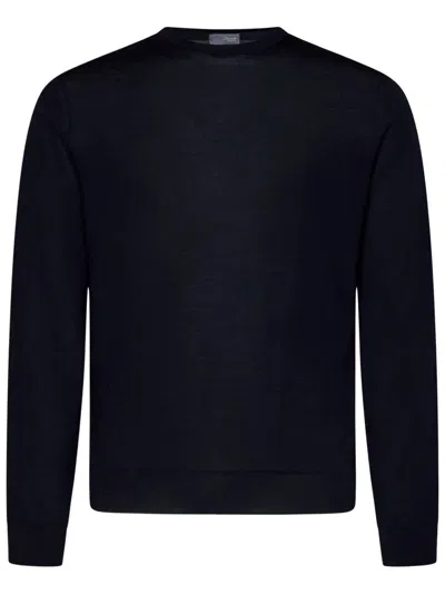 Drumohr Round Neck Sweater In Blue