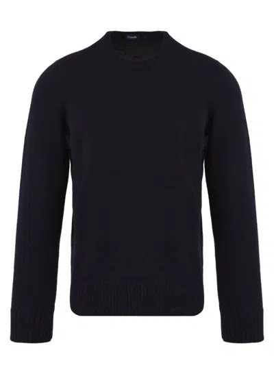 Drumohr Sweaters Blue In Black
