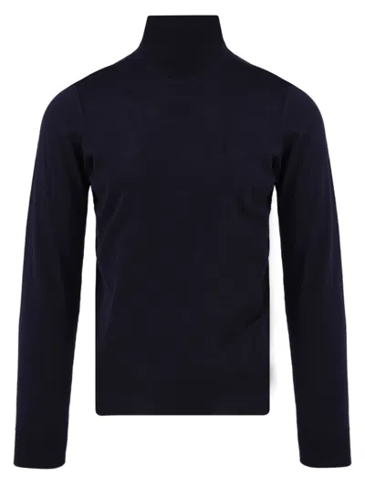 Drumohr Sweaters Blue In Black
